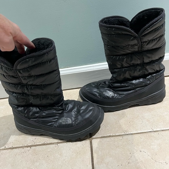 The North Face Shoes North Face Snow Boots Black Warm Waterproof